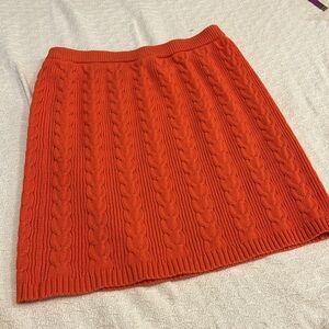 Vintage Cable Knit Skirt